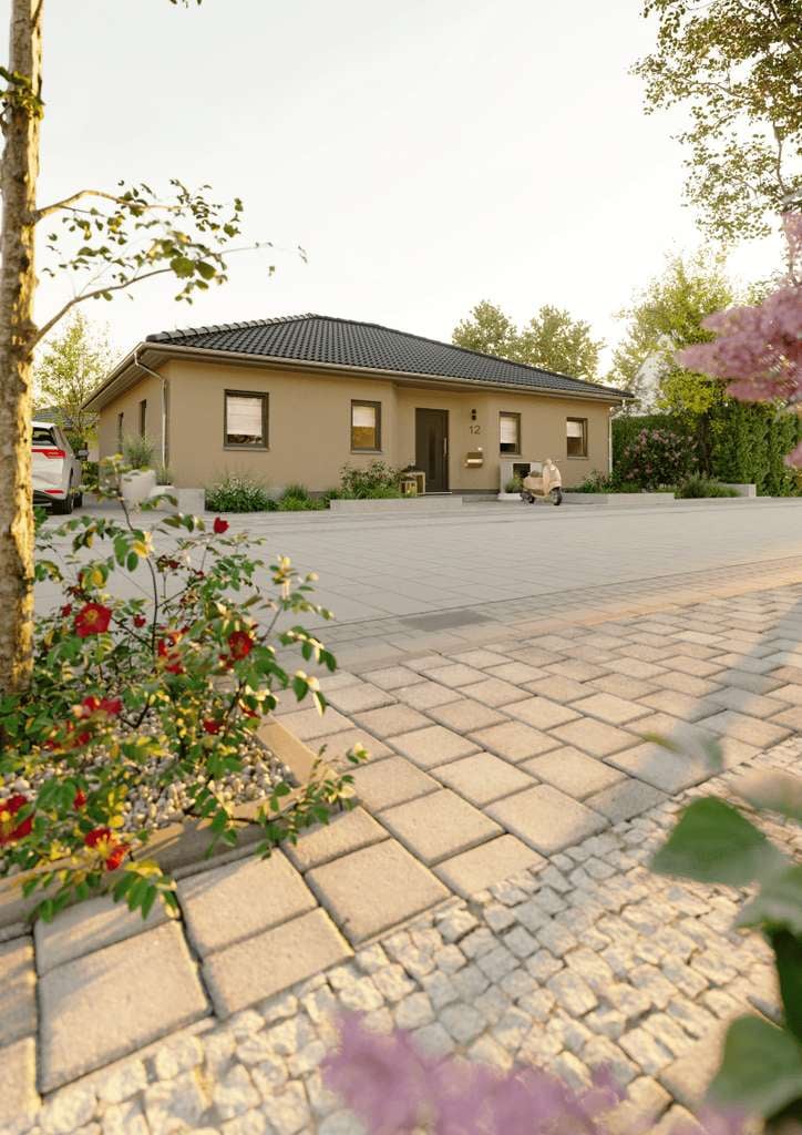 Immobilie in Drei Gleichen - Wohnen auf einer Ebene, eleganter Bungalow mit überdachten Terrassenbereich - Bild 2