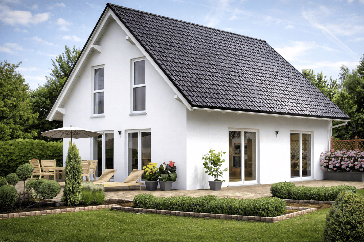 Immobilie in Bad Zwischenahn - Einfamilienhaus in bezugsfertiger Ausführung, Neubau KFW-55 - Bild 1