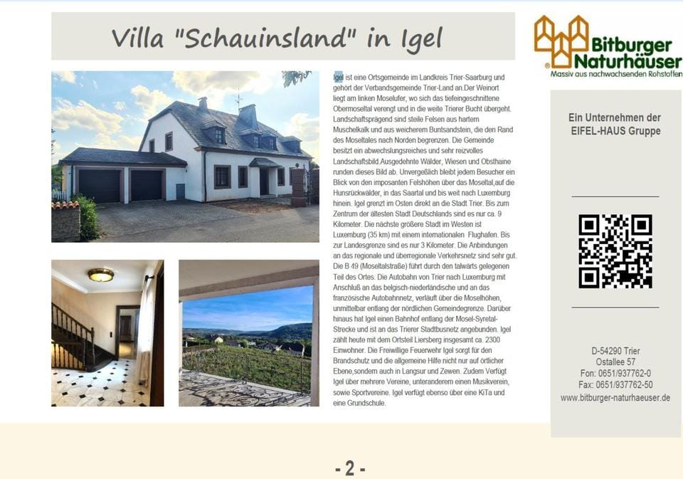 Immobilie in Igel - VILLA SCHAUINSLAND IN IGEL - Bild 0