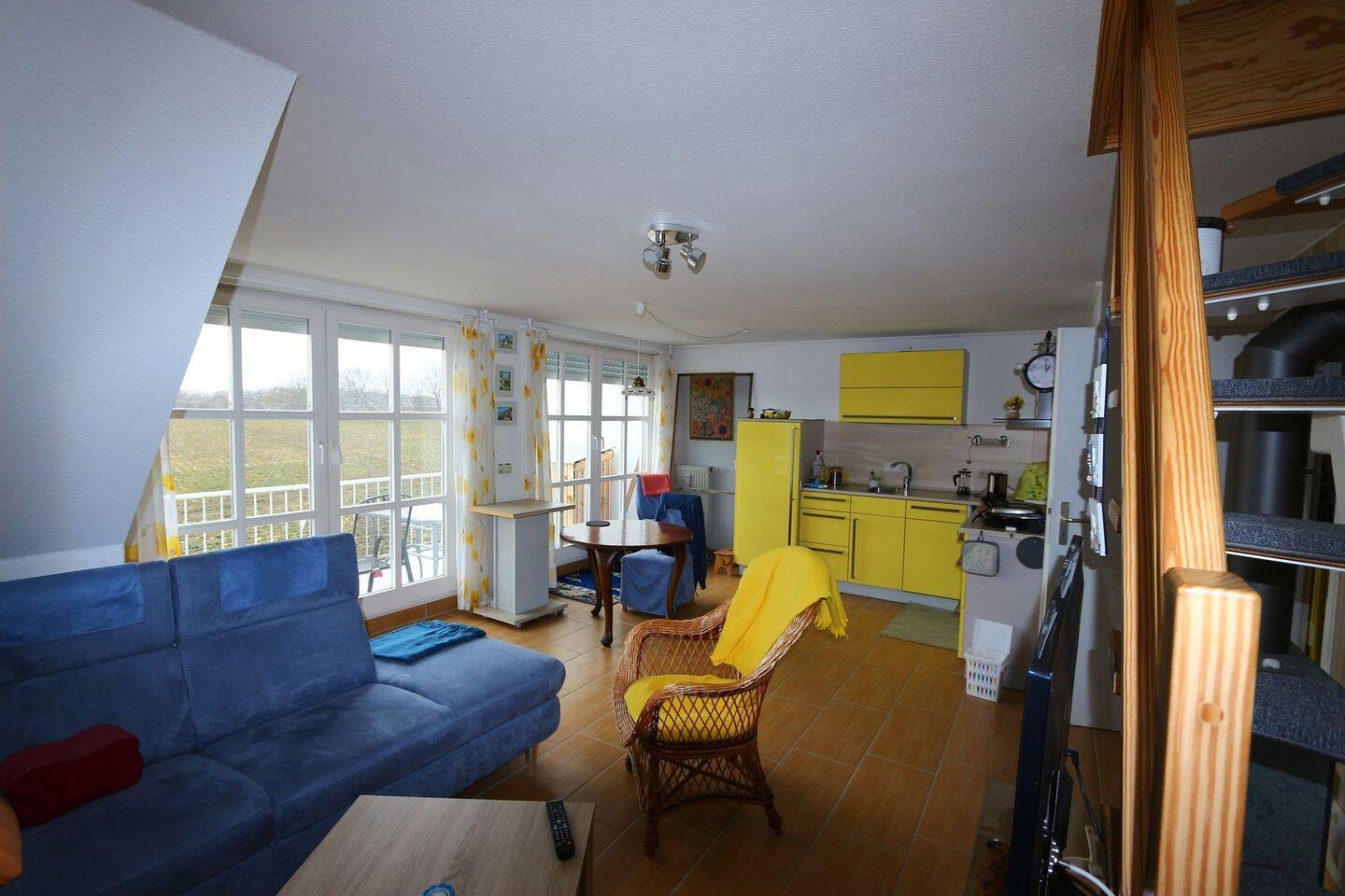 Immobilie in Garz/Rügen - Maisonette-Ferienwohnung mit Balkon und Kamin, ruhige Lage in Garz/Rügen - Bild 4