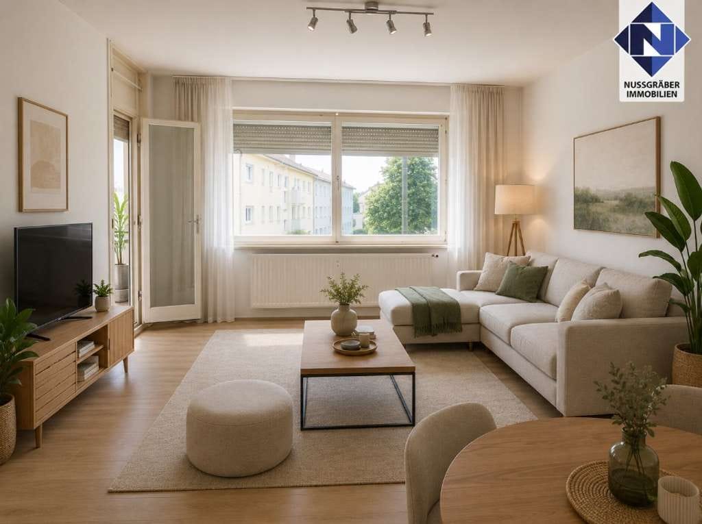 Immobilie in Neckartenzlingen - Helle 3-Zimmer-Wohnung mit überdachtem Balkon und Stellplatz - Bild 0
