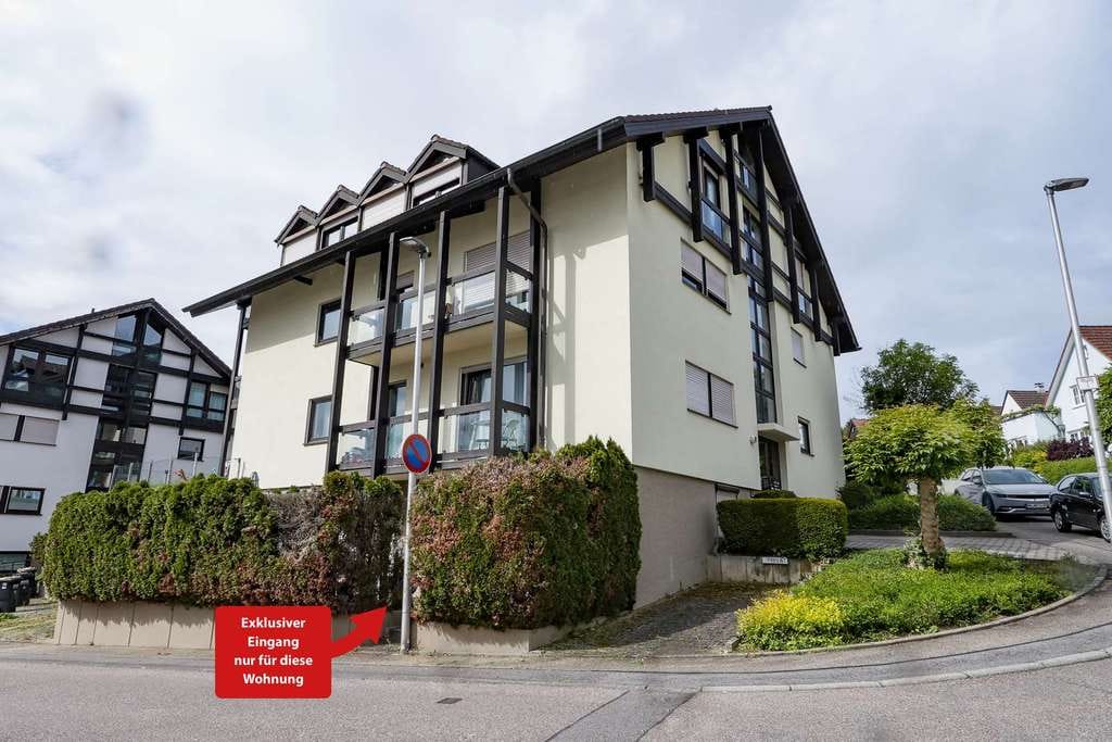 Immobilie in Flein - 3-Zi-Souterrain-Wohnung mit eigenem Eingang & Terrasse in Flein - Wohnen auf 92 m² & in Feldrandnähe - Bild 0