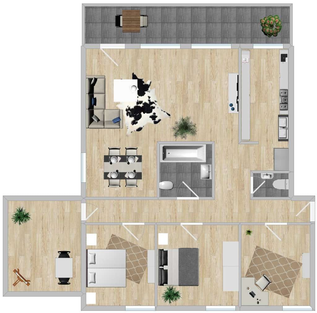 Immobilie in Kaarst - ++ 5 Zimmer, Balkon, Aufzug – 110 m² Wohnkomfort mit grünem Ausblick ++ - Bild 3