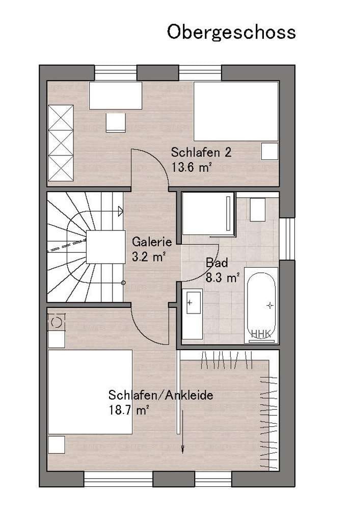 Immobilie in Haunsheim - Das perfekte Zuhause - Neubau-Doppelhaushälfte mit Keller im KFW-55-Standard in Haunsheim! - Bild 4