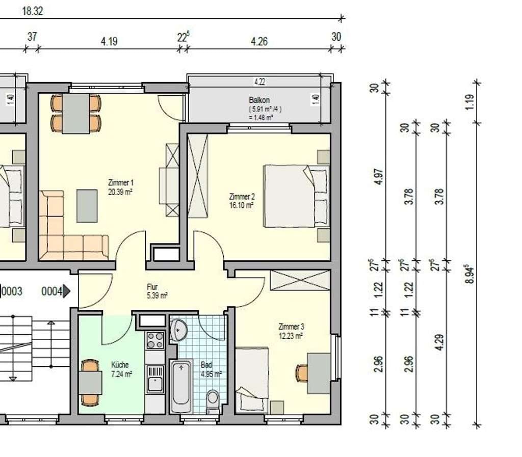 Immobilie in Giengen an der Brenz - Tolle Wohnung als Kapitalanlage - Bild 1