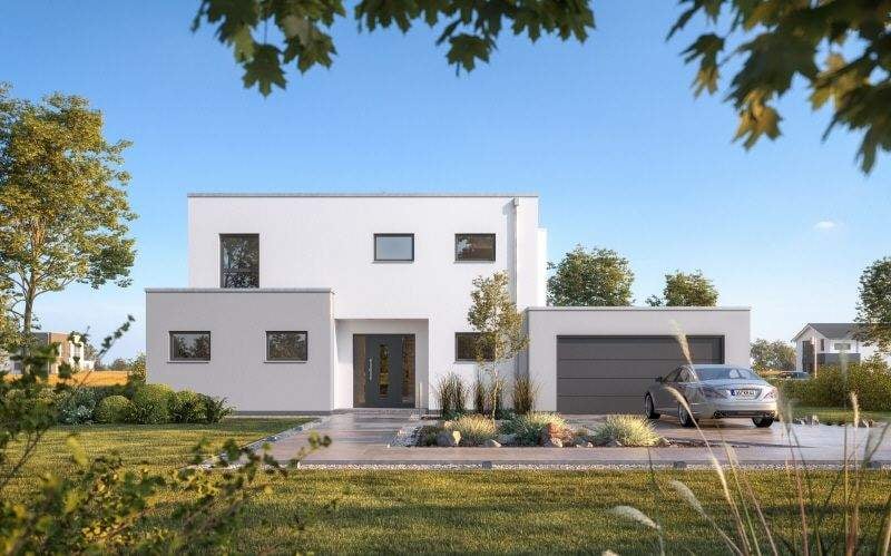 Immobilie in Blankenhain - Lichtdurchflutete Villa im Bauhausstil direkt am Waldrand mit grandiosem Fernblick - Bild 1