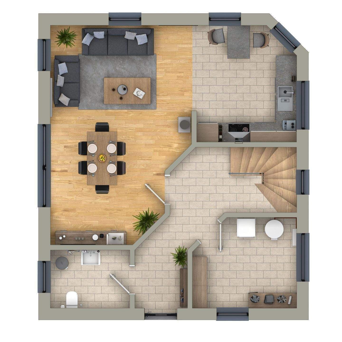 Immobilie in Teuchern - Schlüsselfertiges Massivhaus in Teuchern inklusive Grundstück - Bild 2