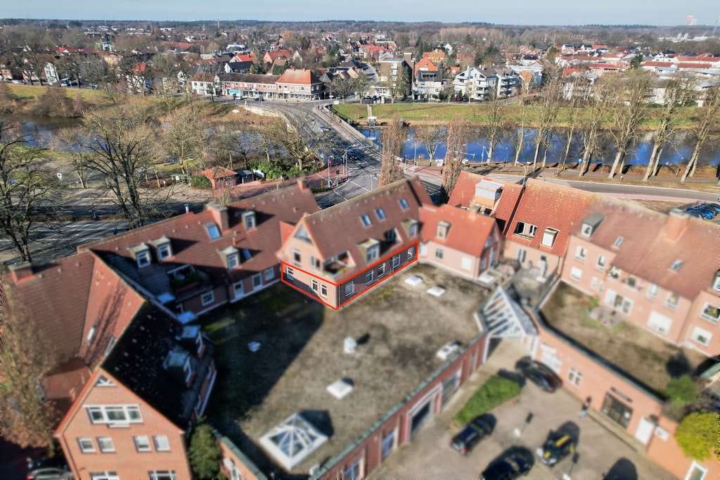 Immobilie in Meppen - 4 gewinnt Wohnraum – Entwicklungspotenzial für kompakte Vermietungseinheiten in Meppens Zentrum! - Bild 2