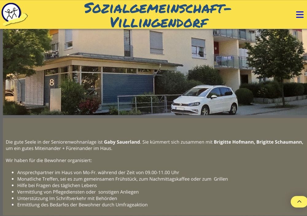 Immobilie in Villingendorf - Seniorenwohnung, bereutes Wohnen, Seniorenwohnanlage, Pflegeimmobilie - Bild 3