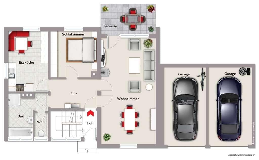 Immobilie in Türkheim - Zweifamilienhaus in Türkheim mit Traumgarten - Bild 2