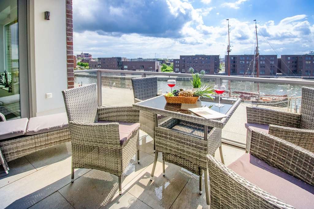 Immobilie in Bobitz - Hafenflair in der Hansestadt Wismar erleben - luxuriöses 3-Zimmer-Apartment mit Meerblick! - Bild 1