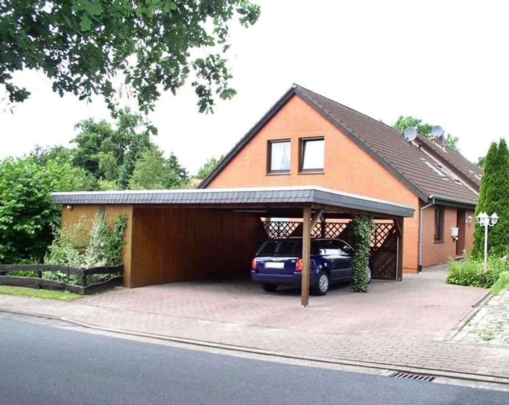 Immobilie in Hambergen - immo-schramm.de: ANLAGE: Gepflegte Doppelhaushälfte mit 2 Wohnungen - Bild 0