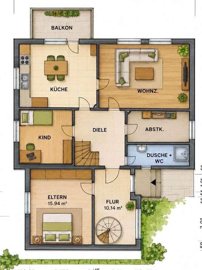 Immobilie in Fuldatal - Zuhause für die Familie - naturnah, ruhig & dennoch stadtnah - Bild 1