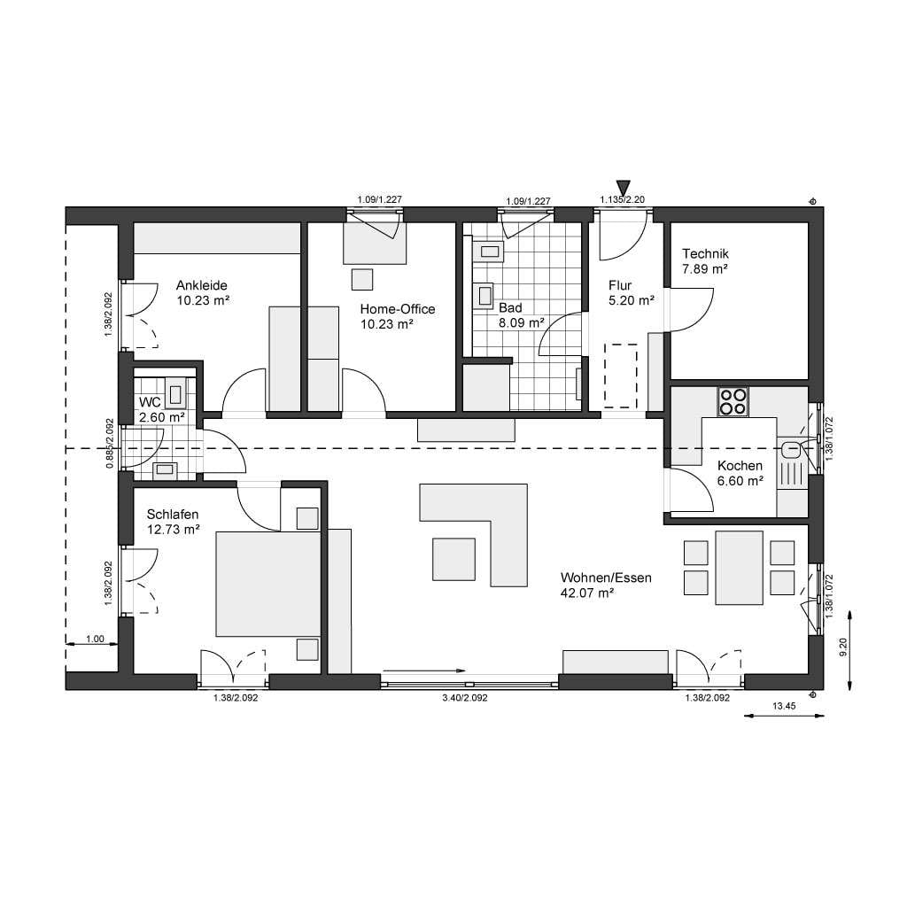 Immobilie in Isterberg - Mehr als ein Haus: Exklusiver Bungalow-Stil - Schlüsselfertig - Bild 2