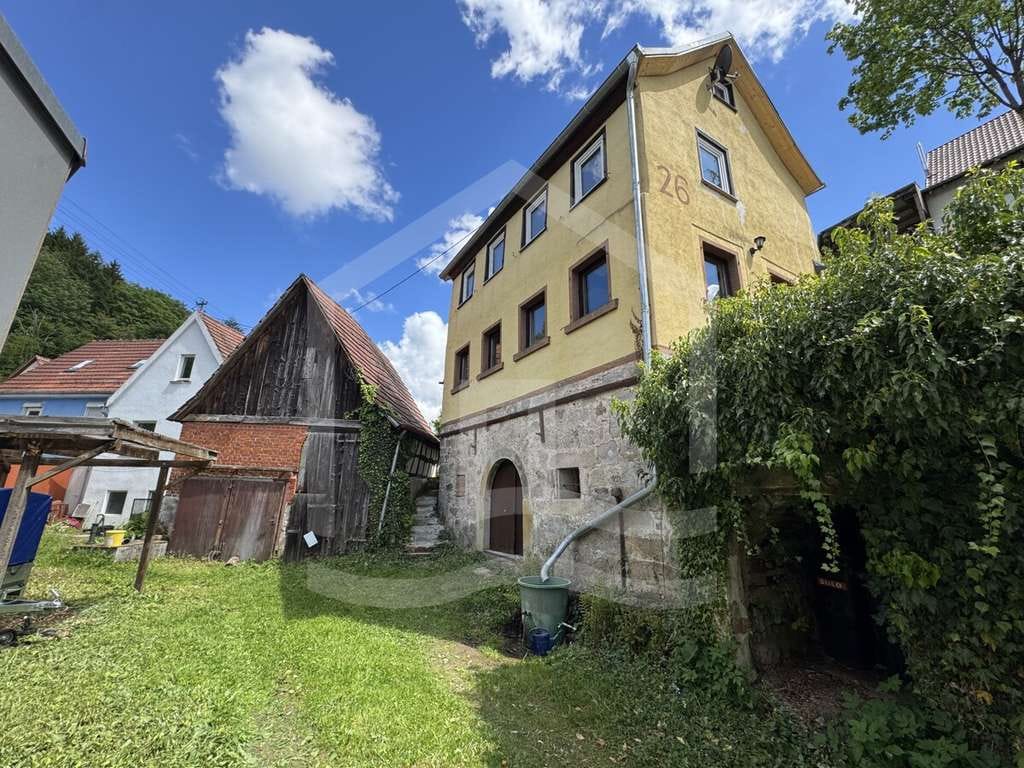 Immobilie in Wüstenrot - Renoviertes historisches 2-Fam.-Haus mit großem Grundstück und vielseitigen Nutzungsmöglichkeiten - Bild 1