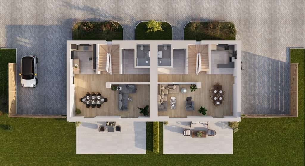 Immobilie in Gstadt am Chiemsee - Neubau-Doppelhaushälfte in Gstadt – ca. 173 m² Wohnfläche, Baujahr 2025, Erbpachtgrundstück - Bild 3