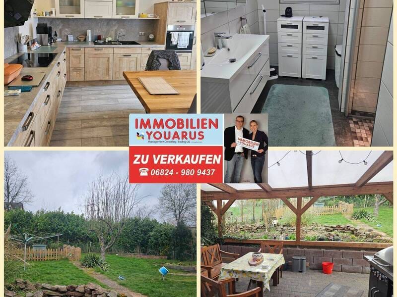 Immobilie in Schiffweiler - Einfamilienhaus mit Garten und überdachte Terrasse, Keller in LandsweilerReden - Bild 0