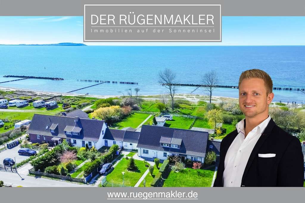Immobilie in Dranske - Direkte Strandlage, Ostseeblick u. ca. 43.450 € Mietumsatz! Ferienhaus u. Bungalow in Dranske Rügen - Bild 0