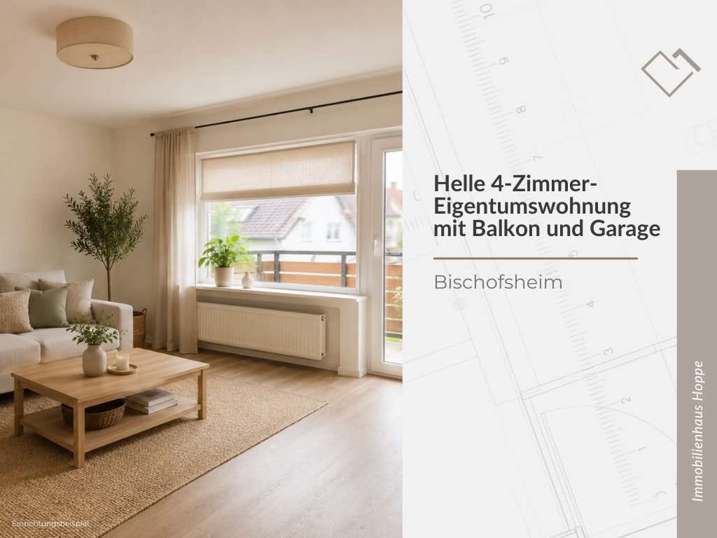 Immobilie in Bischofsheim - Modernisierte 4-Zimmer-Wohnung in Dreifamilienhaus - Bild 0