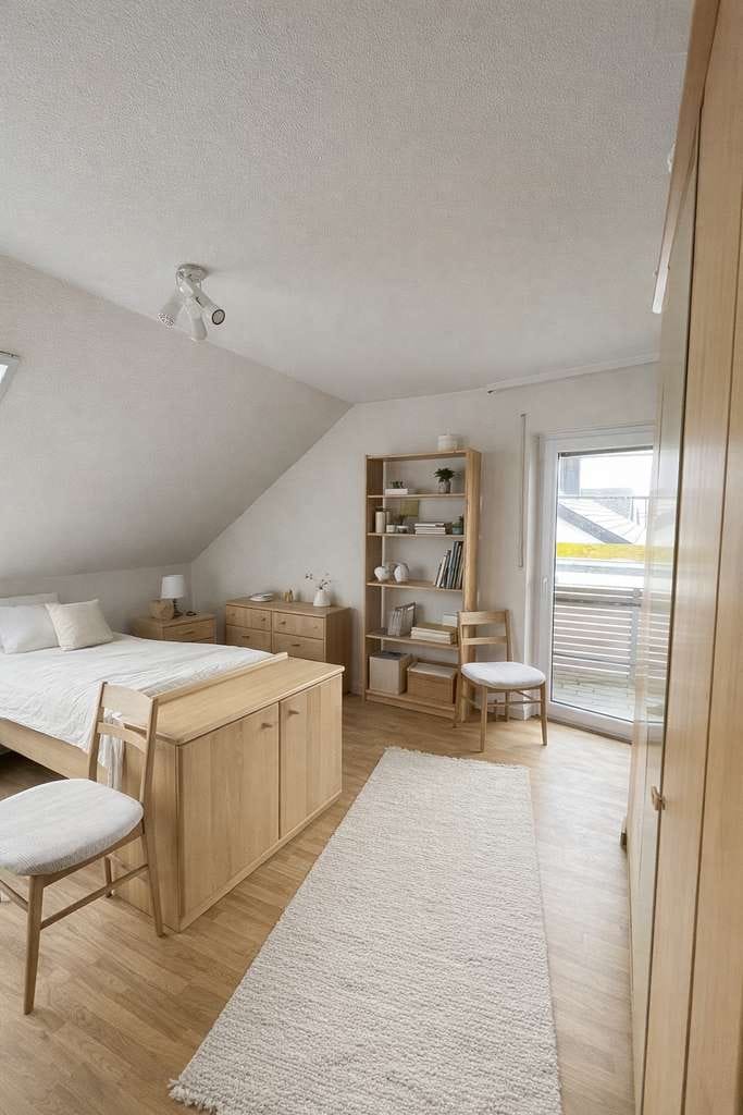 Immobilie in Merzhausen - Lichtdurchflutete 3-Zimmer-Wohnung im Dachgeschoss mit Balkon (EH70) - Bild 0