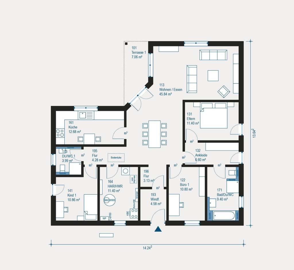 Immobilie in Steingaden - Individueller Bungalow in Steingaden - Flexibler Traumwohnsitz mit Rundum-Service für Vielbeschäftig - Bild 4