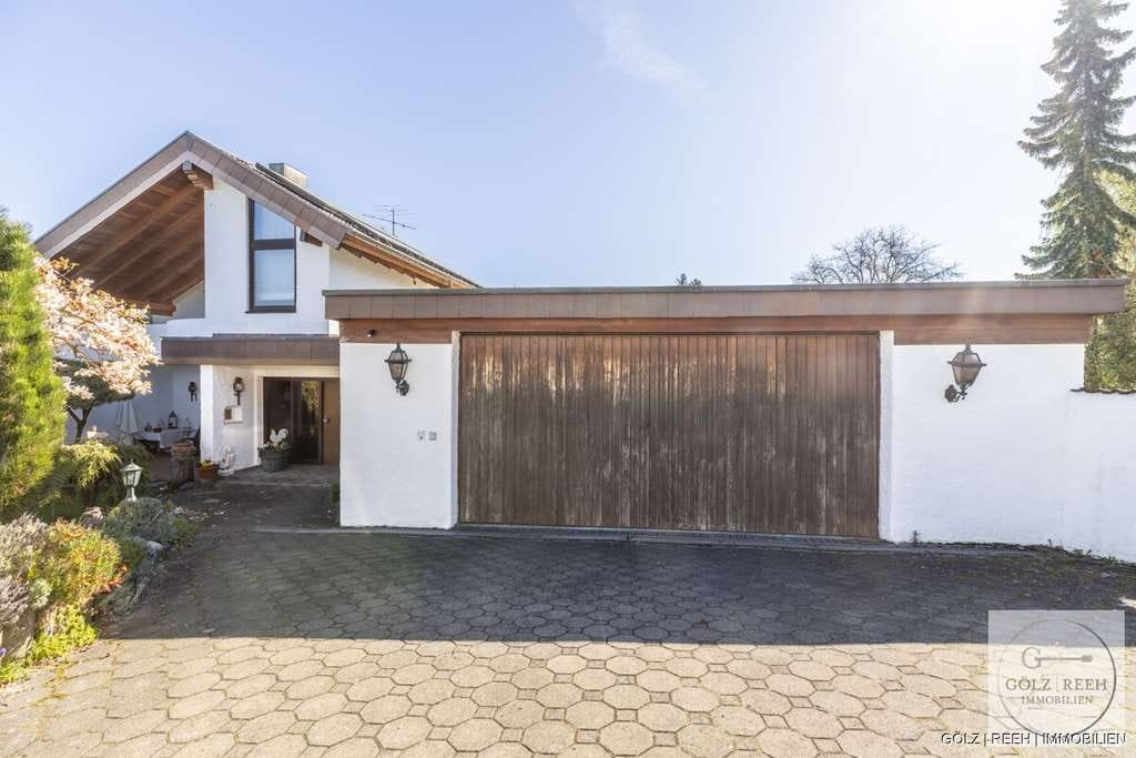 Immobilie in Aichelberg - Traumhaftes Einfamilienhaus mit Weitblick, Doppelgarage & großzügigem Büro - Bild 1