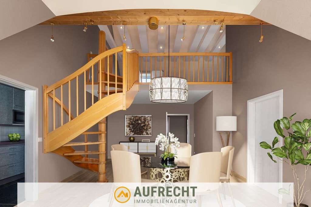 Immobilie in Karlsfeld - A U F R E C H T°WOHNEN AUF 2 EBNEN° Galeriewohnung mit 2 Stellplätzen und Südbalkon in Karlsfeld -S2 - Bild 3