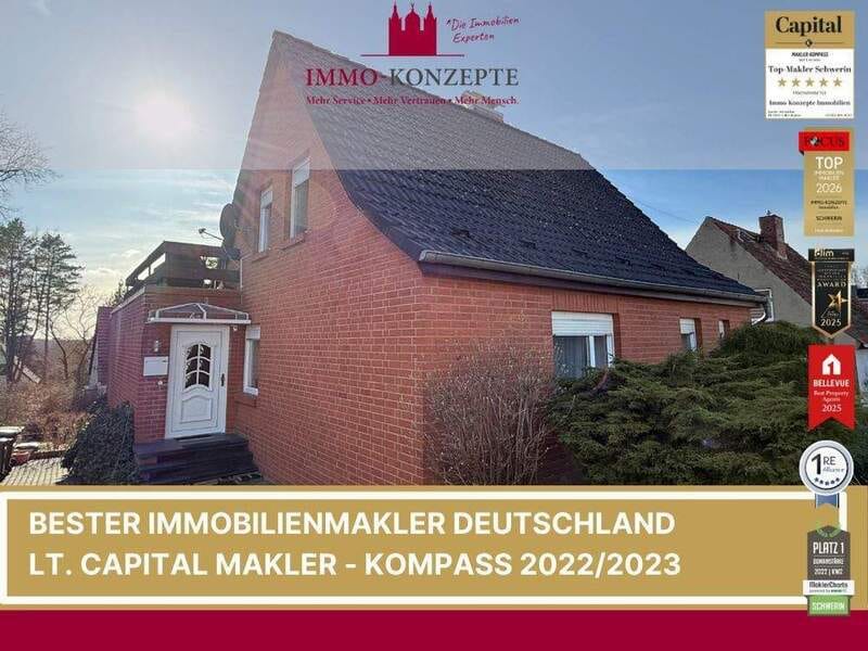 Immobilie in Crivitz - Einfamilienhaus mit Sauna und Garten in Crivitz - Bild 0