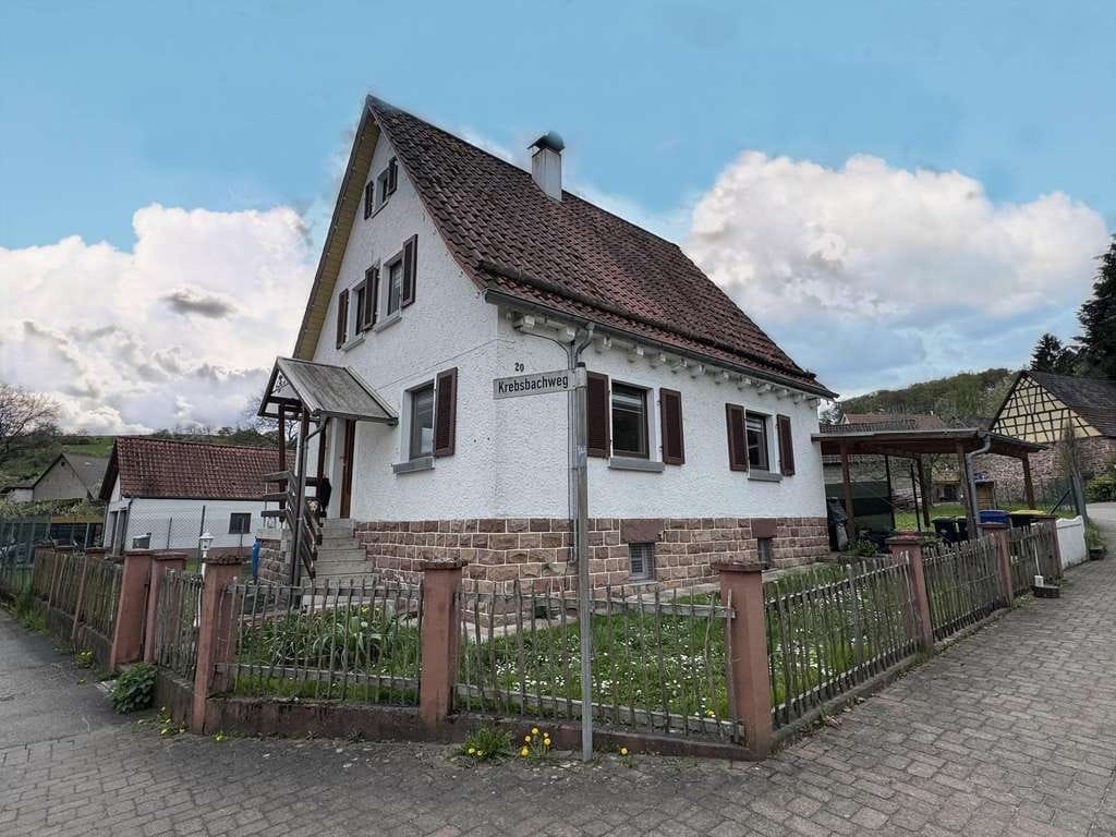 Immobilie in Neckargerach - Gepflegtes Einfamilienhaus mit gemütlichem Grundstück in Neckarkatzenbach - Bild 0