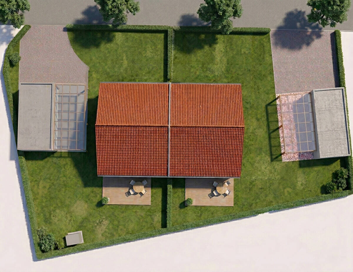 Immobilie in Winkelhaid - Neubau Doppelhaushälfte(Effizienzhaus40) mit vielen Gestaltungsmöglichkeiten in Winkelhaid - Lage am Waldrand - Bild 2