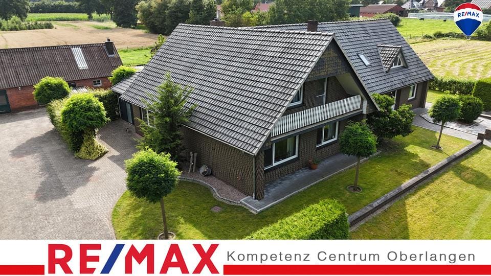 Immobilie in Esterwegen - Einfamilienhaus mit 2 Einliegerwohnungen und Werkstatt/Lager/Stall zum Top Preis im Bestzustand auf 8519 m² - Bild 0