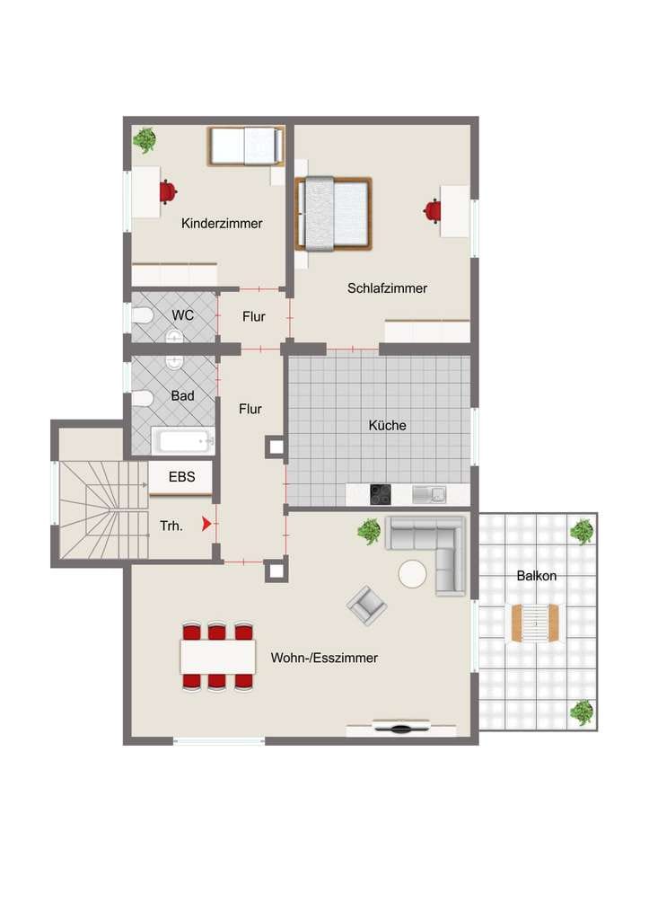 Immobilie in Gröbenzell - Großzügiges Wohnbaugrundstück mit sanierungsbedürftigen Einfamilienhaus - Bild 2