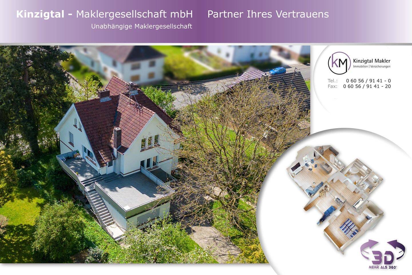 Immobilie in Wächtersbach - ZENTRAL, CHARMANT, ZUKUNFTSSICHER - Stadtvilla als Wohntraum oder Investition - Bild 0