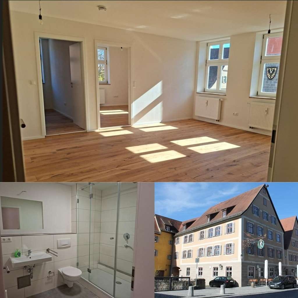Immobilie in Dinkelsbühl - Hochwertig sanierte, lichtdurchflutete 3-Zimmer-Altstadtwohnung mit Aufzug, Balkon und Garage - Bild 0