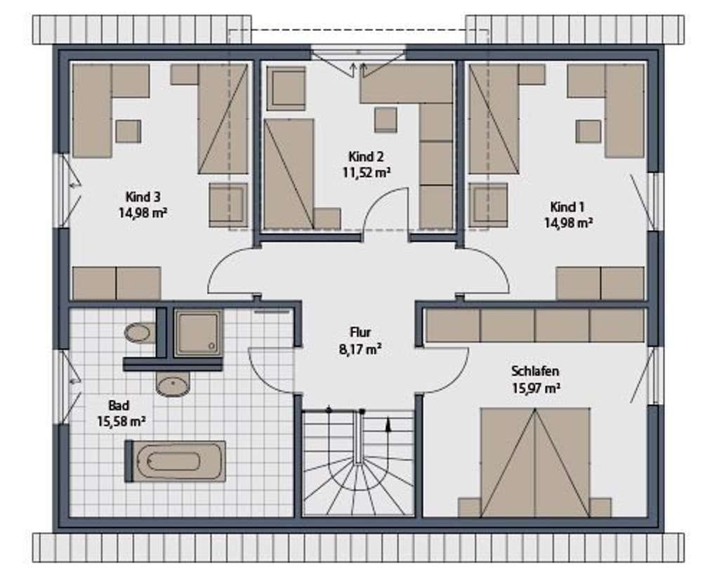 Immobilie in Thaining - Neubau-EFH inkl. Grundstück & Nebenkosten | KfW 40 QNG | Schlüsselfertig | Für Ihre Familie - Bild 5