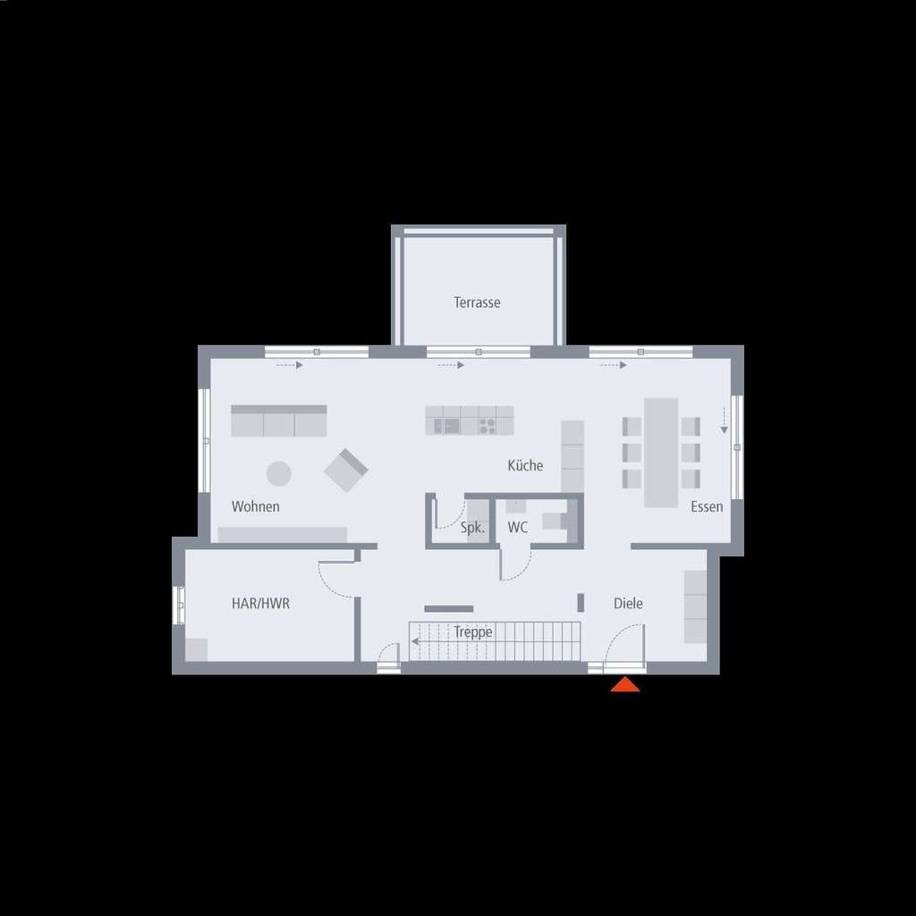 Immobilie in Flachslanden - Klassisch und modern zugleich -  zweigeschossiges Einfamilienhaus - Bild 1