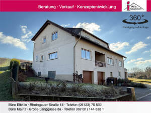 Immobilie in Stadecken-Elsheim - **Privilegiertes landwirtschaftliches Wohnhaus** 2-Familienhaus in Feldrandlage mit unverbaubarem Blick - Bild 0