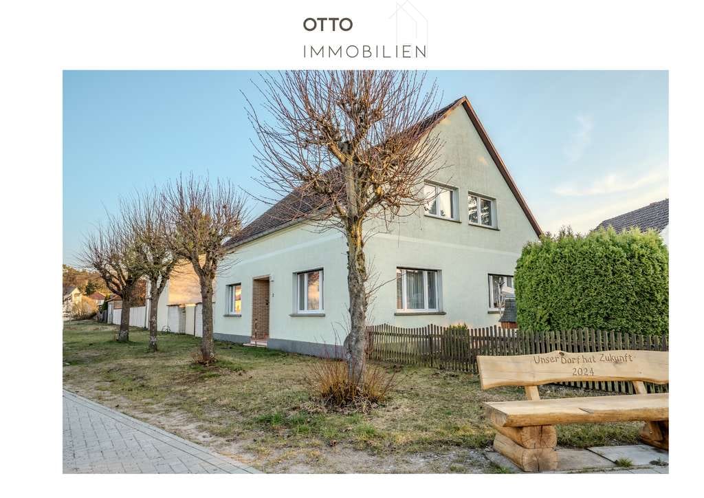 Immobilie in Kloster Lehnin - Großes Einfamilienhaus mit viel Nebengelass in Rädel - Bild 0