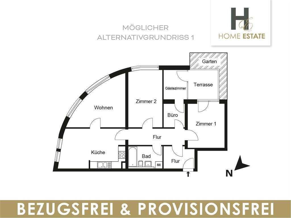 Immobilie in Teltow - Bezugsfreie 3 - 4 Zimmer Wohnung mit Terrasse & Provisionsfrei - Bild 4