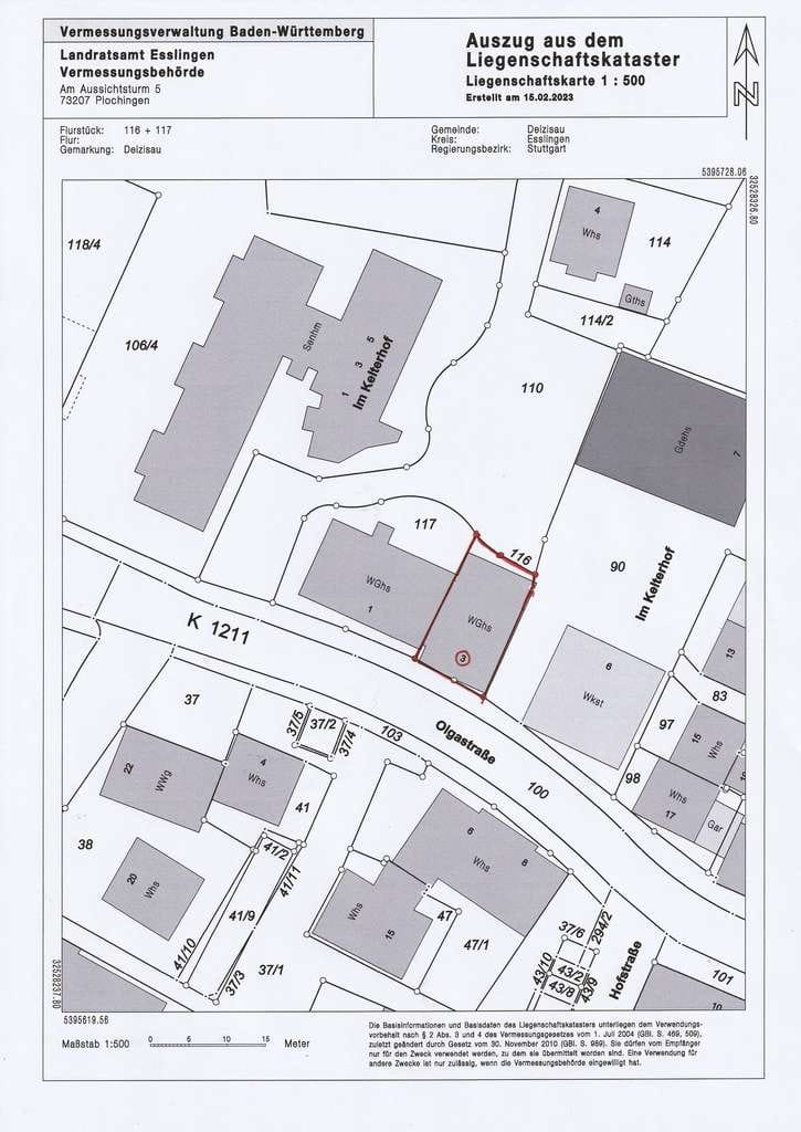 Immobilie in Deizisau - 2 Zimmer mit Balkon in zentraler Lage - Bild 2