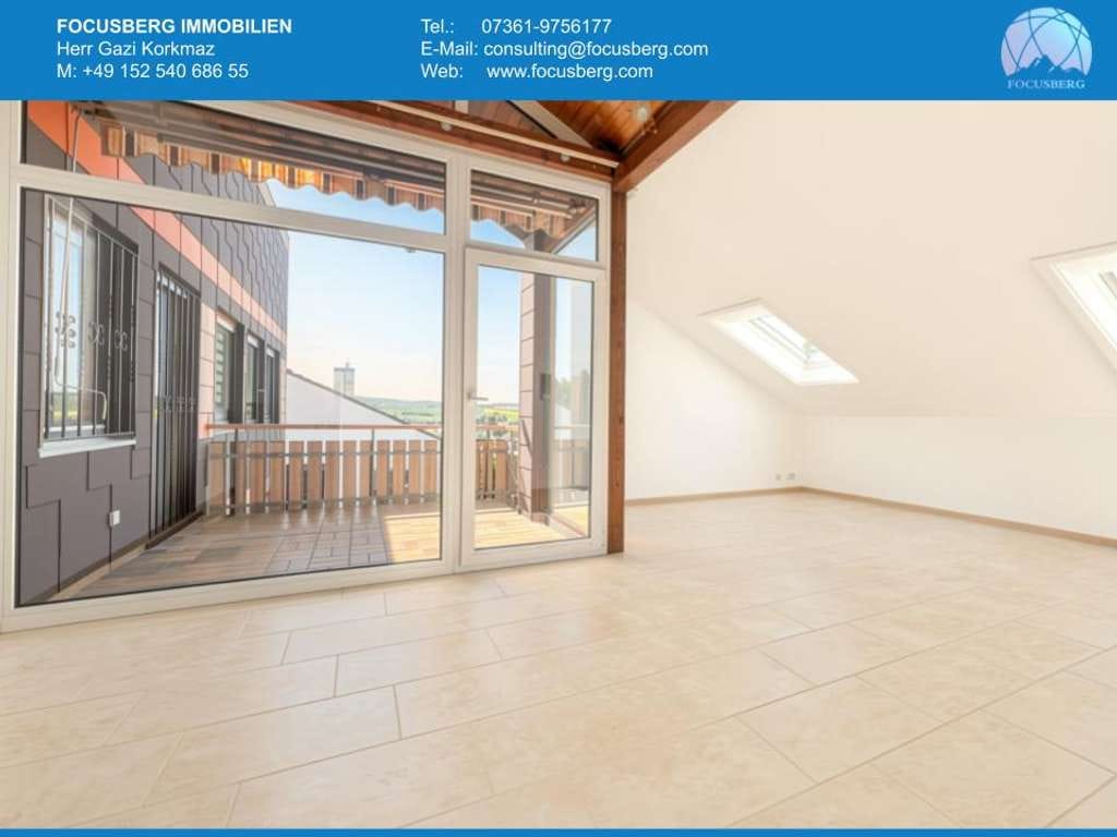Immobilie in Eberdingen - WEITBLICK INS TAL VON EBERDINGEN - STILVOLLE DACHGESCHOSSWOHNUNG MIT EMPOREN UND ZWEI BALKONEN - Bild 4