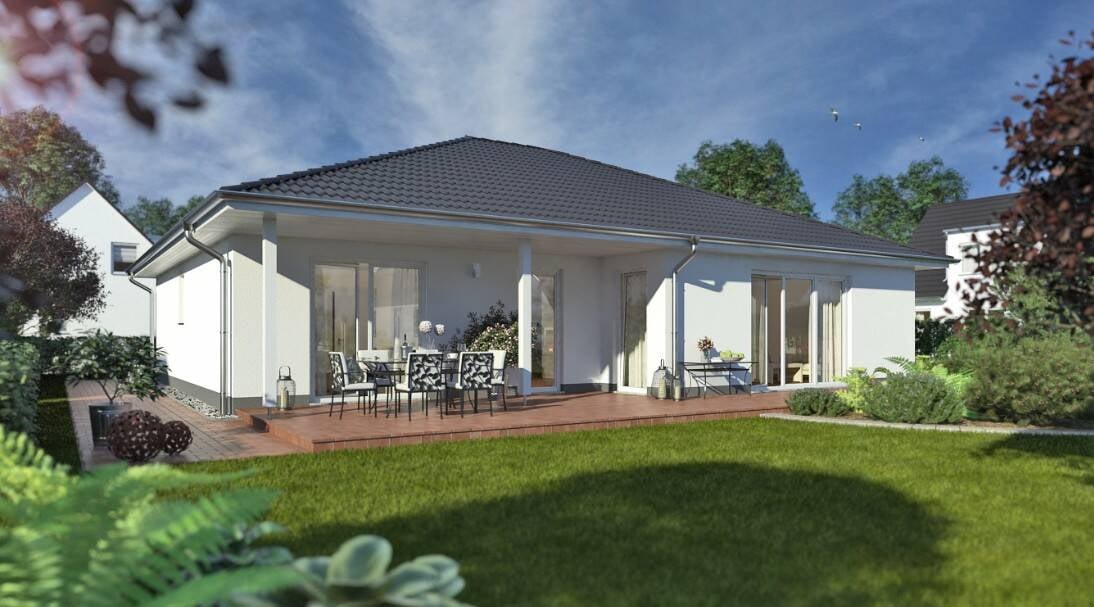 Immobilie in Eckersdorf - BUNGALOW / MASSIVHAUS/ GESUNDES RAUMKLIMA/ FESTPREIS/ REGIONAL GEBAUT - Bild 0