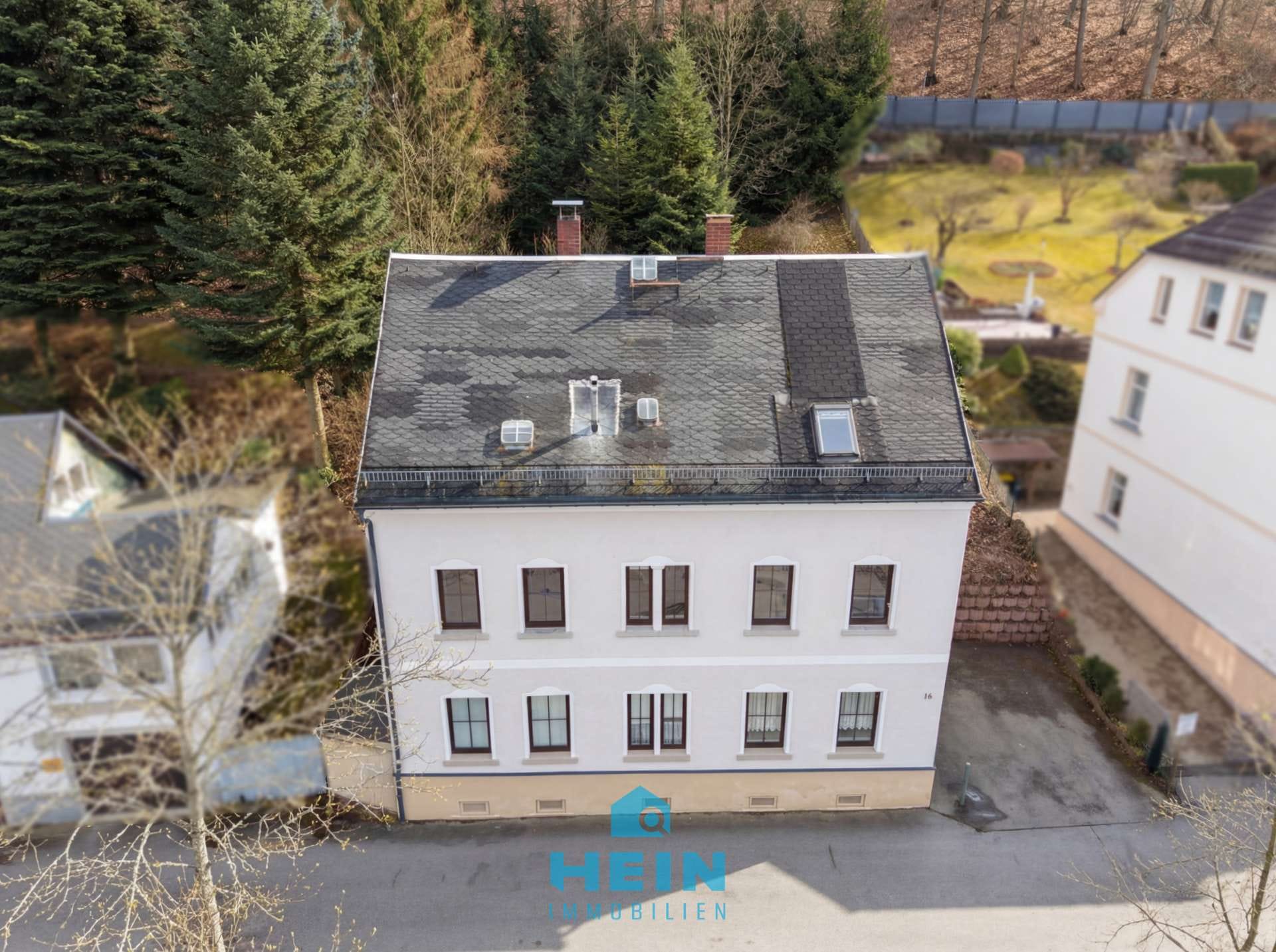 Immobilie in Aue-Bad Schlema - Träume brauchen Räume! Großzügiges Zweifamilienhaus mit Potential am Fuße des Heidelsbergs in Aue! - Bild 1