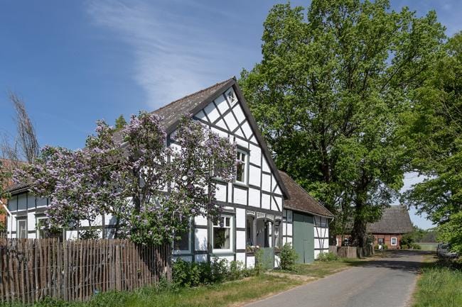 Immobilie in Trebel - Fachwerkhaus im Wendland, liebevoll saniert u. Dach erneuert - idyllisch an einem Rundling gelegen - - Bild 0