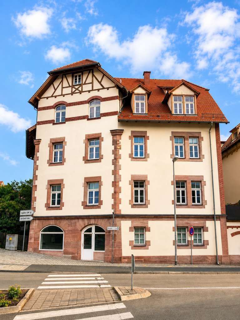 Immobilie in Röthenbach an der Pegnitz - Außergewöhnliche Maisonette-Wohnung mit einzigartigem Grundriss und Blick über Röthenbach - Bild 1
