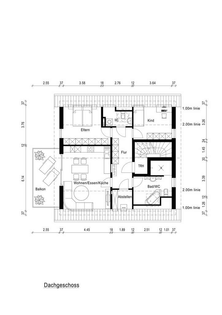 Immobilie in Kaltental - Traumhafte Neubau DG-Wohnung mit Balkon und Garage in Blonhofen, nähe Kaufbeuren, Provisionsfrei - Bild 2