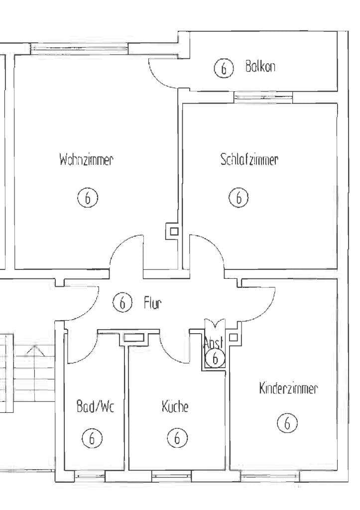 Immobilie in Bischofsheim - leere 3-Zi. Wohnung in Bischofsheim - Bild 3
