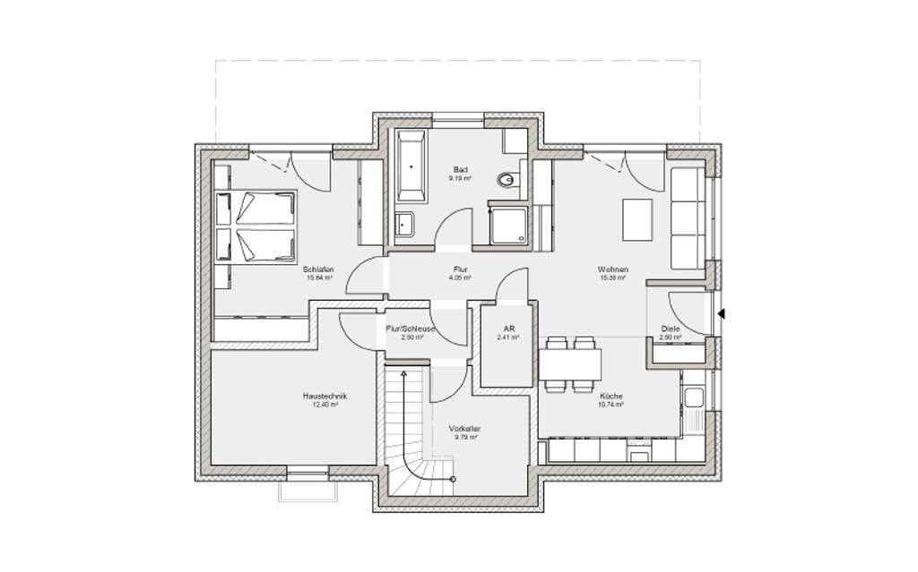 Immobilie in Neuengönna - Familienhaus mit Einliegerwohnung in der Nähe vom Badesee - Bild 1