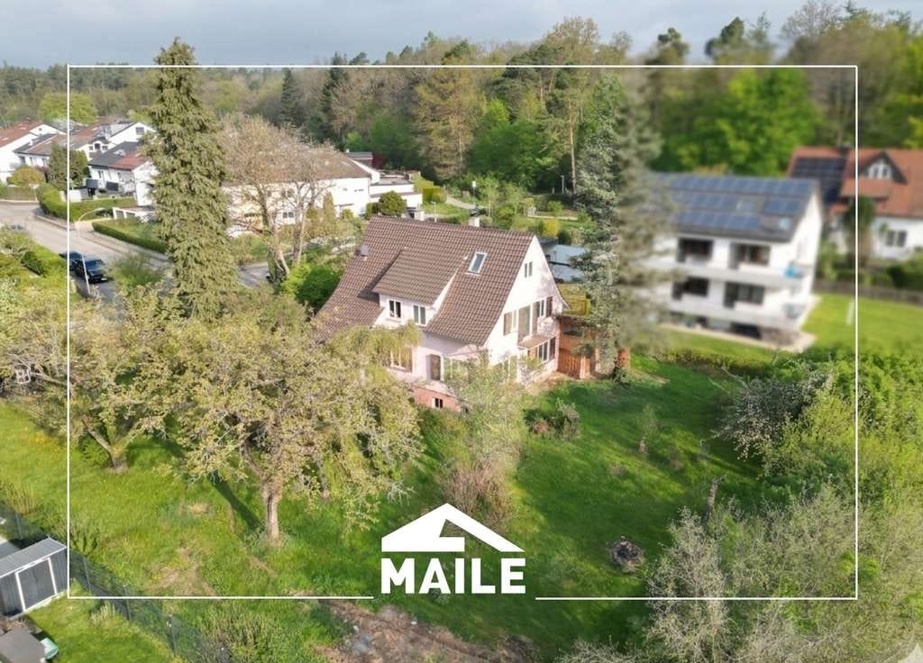 Immobilie in Steinenbronn - Sonniges Einfamilienhaus auf 1600 qm Grundstücksfläche mit viel Potenzial! - Bild 0