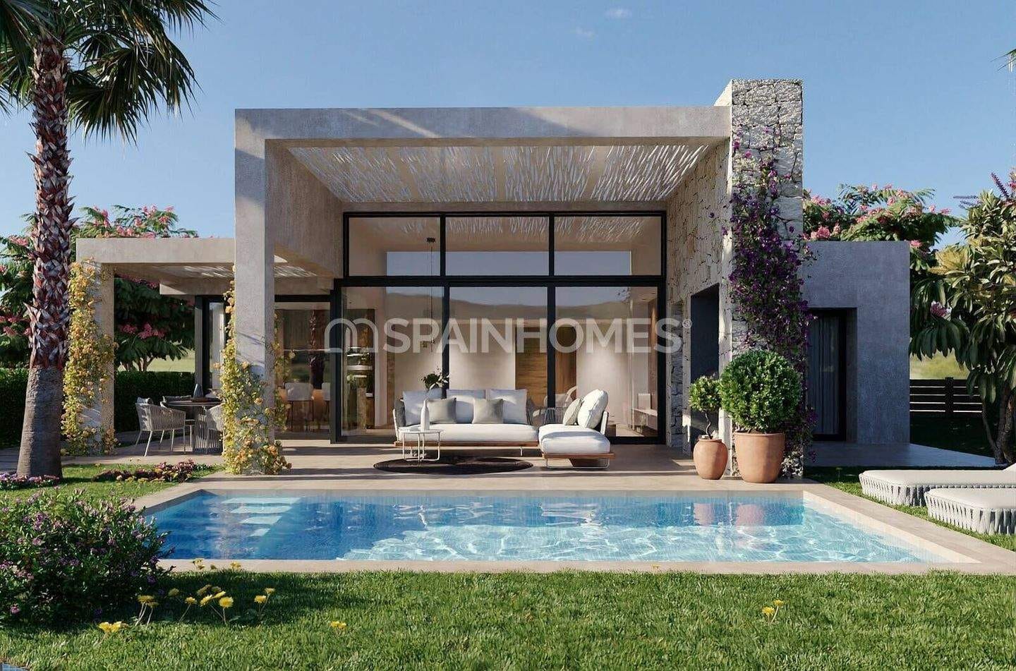 Immobilie in Langenleuba-Niederhain - Elegantes Haus zum Verkauf mit Panoramablick in Desert Springs - Bild 1